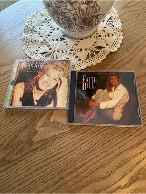 Faith Hill CD Lot - It Matters To Me & Take Me As I Am - Beige/Brown Covers